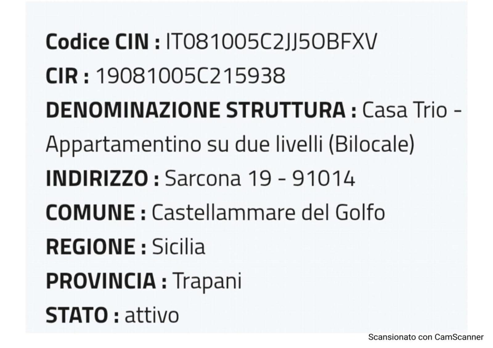 Casa Trio Apartments Castellammare del Golfo Kültér fotó