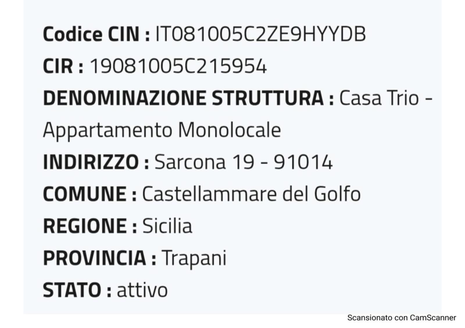 Casa Trio Apartments Castellammare del Golfo Kültér fotó